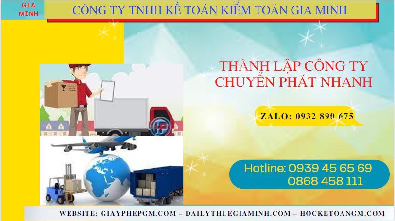 Thủ tục điều kiện thành lập công ty chuyển phát nhanh tại Quận Ba Đình - Hà Nội