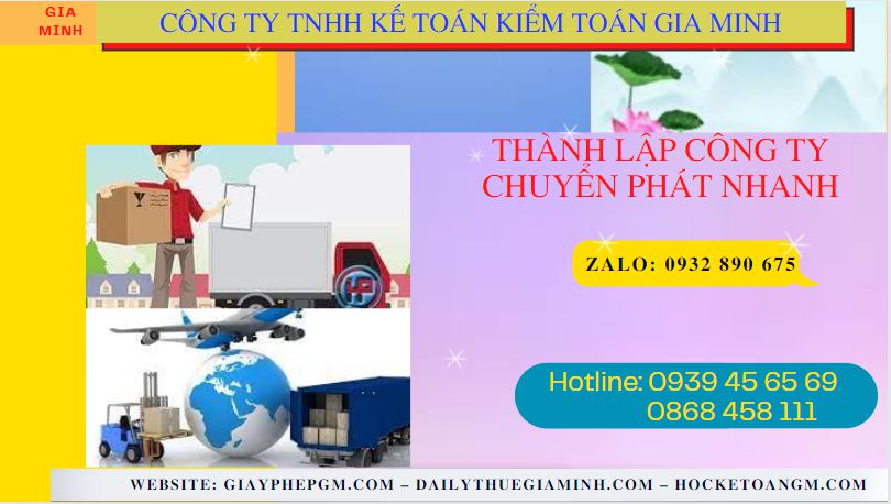 kinh nghiệm thành lập công ty chuyển phát nhanh tại Quận Hà Đông - Hà Nội