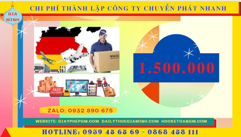 Chi phí thành lập công ty chuyển phát nhanh trọn gói tại Quận Hoàng Mai - Hà Nội