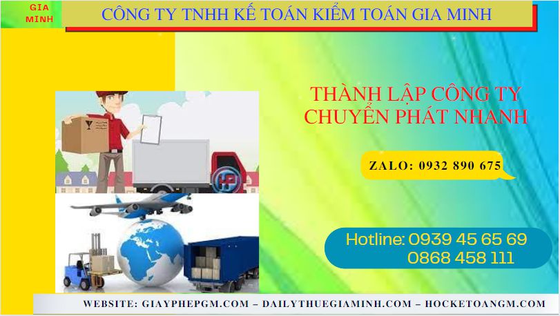 Kinh nghiệm thành lập công ty chuyển phát nhanh tại Quận Hoàng Mai - Hà Nội