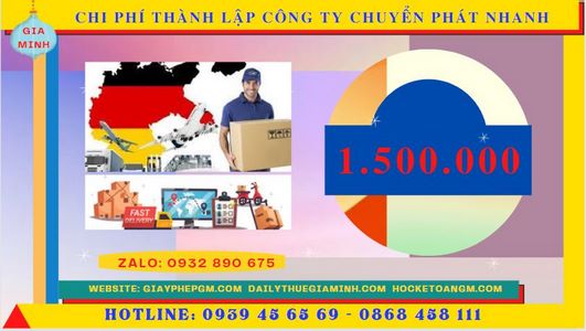 Chi phí thành lập công ty chuyển phát nhanh trọn gói tại Quận Long Biên - Hà Nội