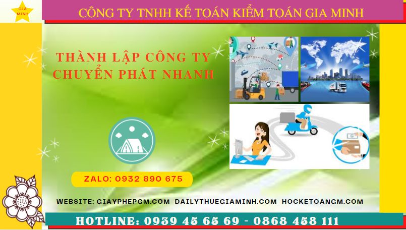 THÀNH LẬP CÔNG TY CHUYỂN PHÁT NHANH TẠI HUYỆN CHƯƠNG MỸ - HÀ NỘI 4 Kinh nghiệm thành lập công ty chuyển phát nhanh tại Huyện Chương Mỹ - Hà Nội