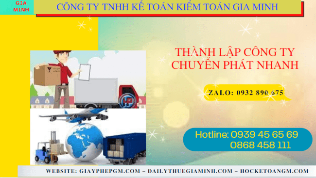 Thủ tục điều kiện thành lập công ty chuyển phát nhanh tại Quận Long Biên - Hà Nội