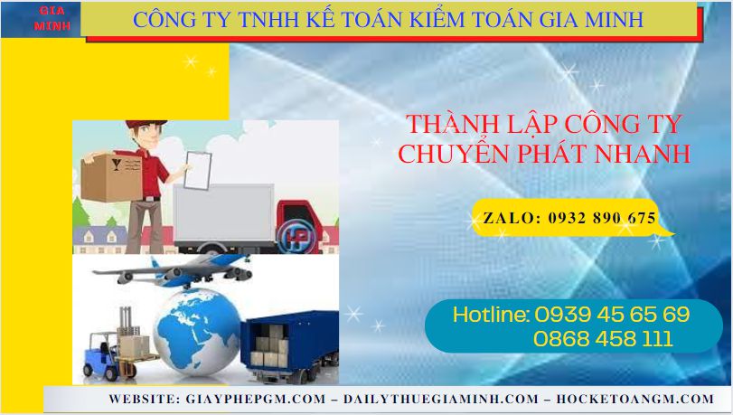 Kinh nghiệm thành lập công ty chuyển phát nhanh tại Huyện Gia Lâm - Hà Nội