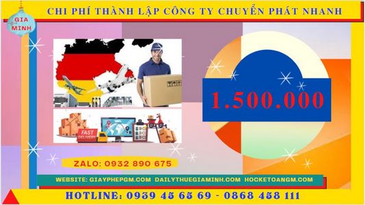 THÀNH LẬP CÔNG TY CHUYỂN PHÁT NHANH TẠI QUẬN THANH XUÂN - HÀ NỘI 5 Chi phí thành lập công ty chuyển phát nhanh trọn gói tại Quận Thanh Xuân - Hà Nội