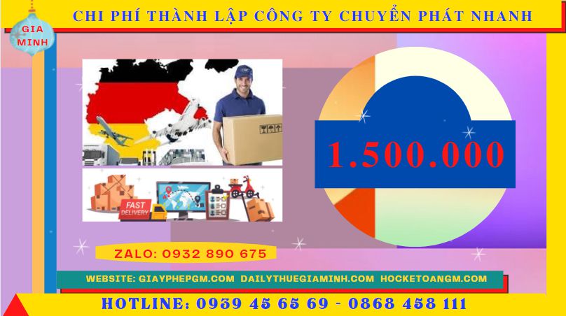Chi phí thành lập công ty chuyển phát nhanh trọn gói tại Huyện Gia Lâm - Hà Nội