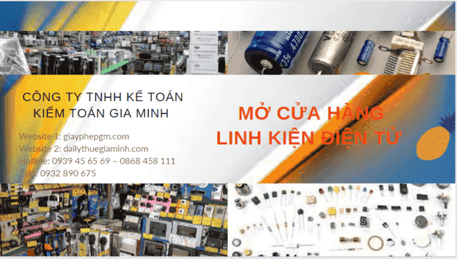 MỞ CỬA HÀNG BÁN LINH KIỆN ĐIỆN TỬ TẠI QUẬN THANH XUÂN - HÀ NỘI 6 Tư vấn mở cửa hàng bán linh kiện điện tử tại Quận Thanh Xuân - Hà Nội