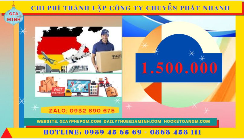 Chi phí thành lập công ty chuyển phát nhanh trọn gói tại Huyện Thanh Oai - Hà Nội