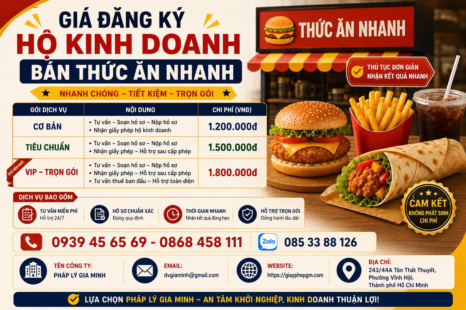 Mở cửa hàng kinh doanh thức ăn nhanh tại Lai Châu – Hướng dẫn chi tiết thủ tục, chi phí và kinh nghiệm thực tế 11 Chi phí mở cửa hàng thức ăn nhanh tại Lai Châu