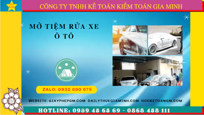 Mở tiệm rửa xe ô tô cần những gì tại Quận Thanh Xuân - Hà Nội