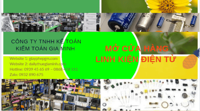 Mở cửa hàng bán linh kiện điện tử tại Huyện Thạch Thất