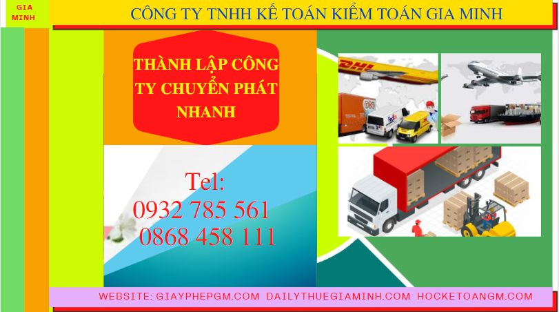 Thành lập công ty chuyển phát nhanh tại quận phú nhuận - tphcm 4 Kinh nghiệm thành lập công ty chuyển phát nhanh tại Quận Phú Nhuận- TPHCM