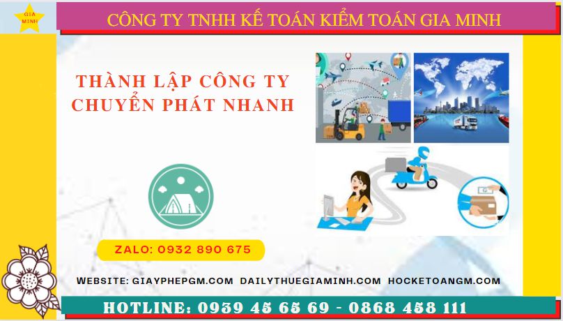 Chi tiết thủ tục thành lập công ty chuyển phát nhanh tại cần thơ 4 Kinh nghiệm thành lập công ty chuyển phát nhanh tại Cần Thơ