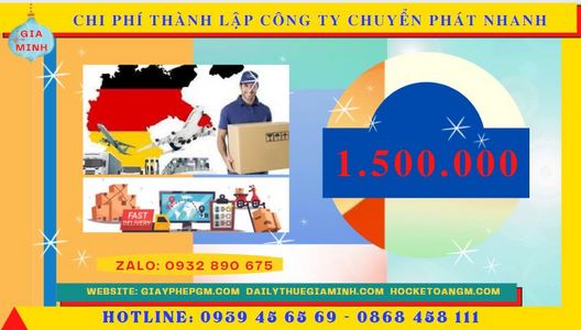 Chi phí thành lập công ty chuyển phát nhanh trọn gói tại Huyện Thanh Trì - Hà Nội