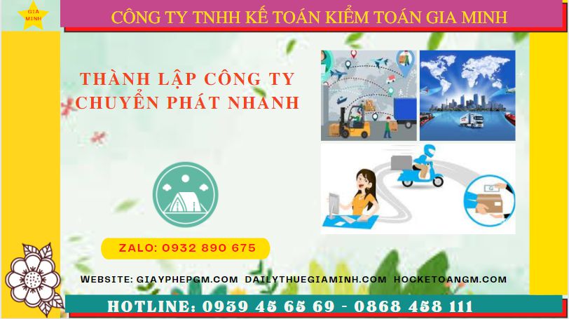 Thành lập công ty chuyển phát nhanh tại bạc liêu 4 Kinh nghiệm thành lập công ty chuyển phát nhanh tại Bạc Liêu