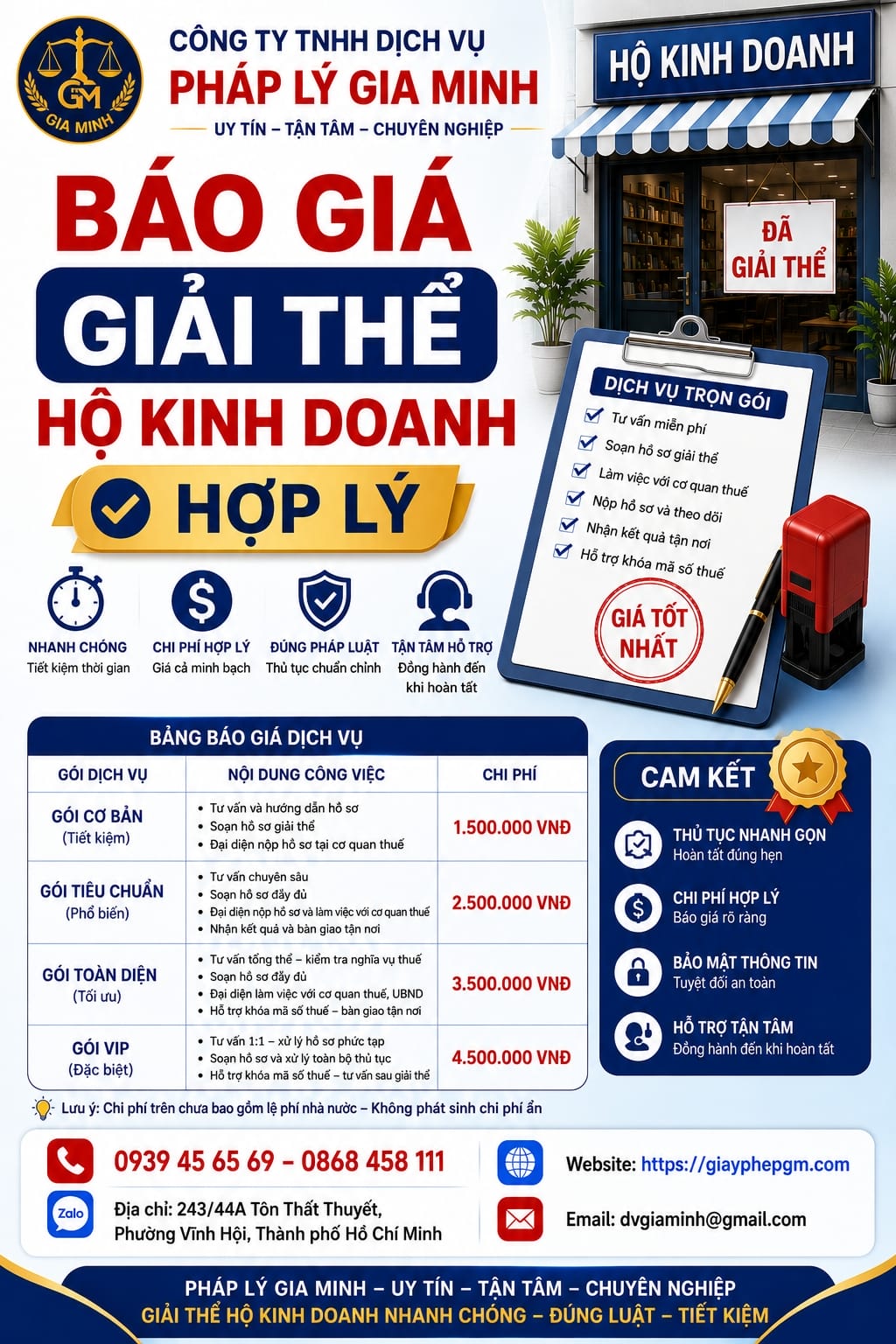 Dịch vụ giải thể hộ kinh doanh trọn gói tại Lai Châu