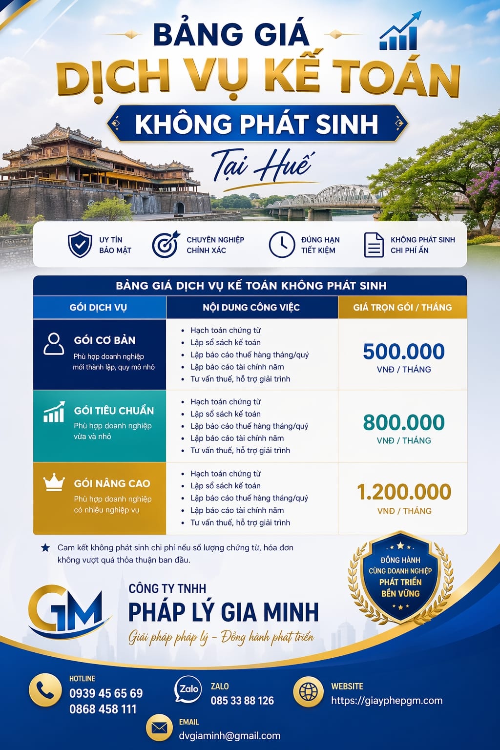 Dịch vụ khai thuế hộ kinh doanh Huế uy tín giá tốt