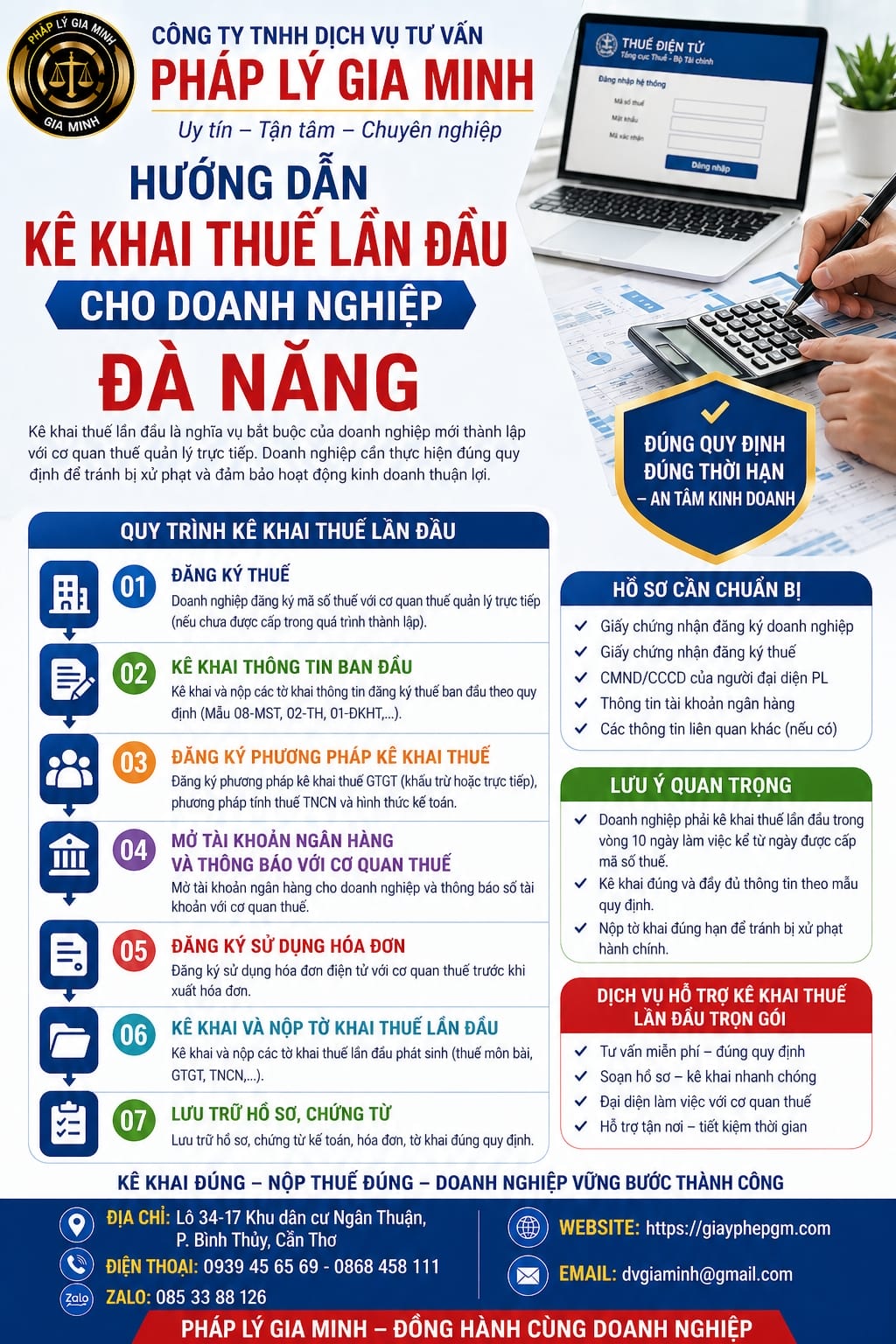 Dịch vụ khai thuế TP Đà Nẵng uy tín