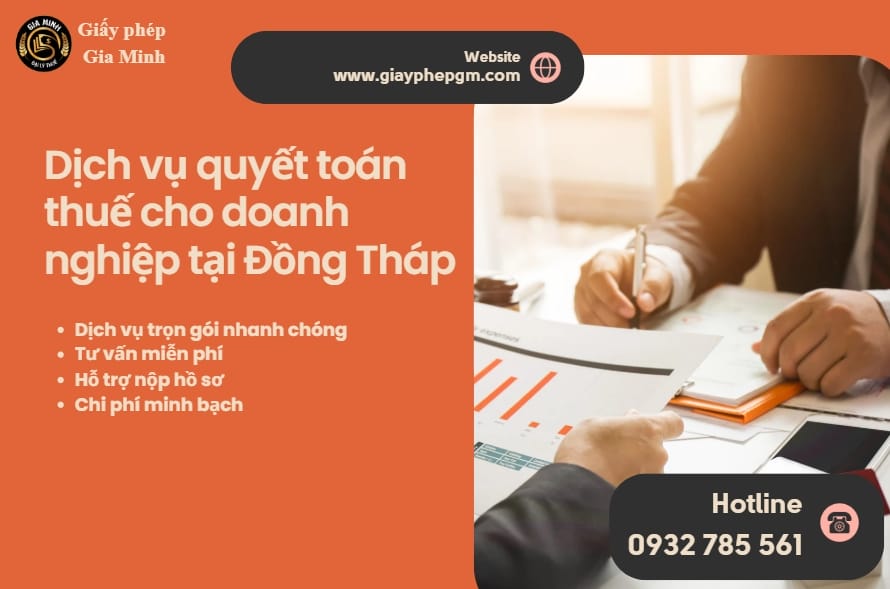 Dịch vụ quyết toán thuế cho doanh nghiệp tại Đồng Tháp – Nhanh Chóng, Chính Xác, Trọn Gói 5 Dịch vụ quyết toán thuế cho doanh nghiệp tại Đồng Tháp