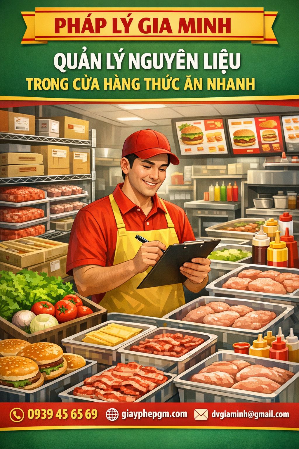 Điều kiện mở quán thức ăn nhanh tại An Giang