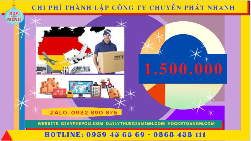 Chi phí thành lập công ty chuyển phát nhanh trọn gói tại thành phố Đà Nẵng