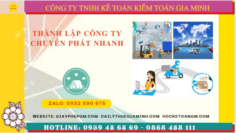 Thành lập công ty chuyển phát nhanh tại điện biên 4 Kinh nghiệm thành lập công ty chuyển phát nhanh tại Điện Biên
