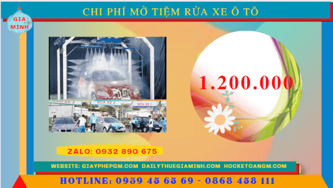 MỞ TIỆM RỬA XE Ô TÔ TẠI QUẬN 11 - TPHCM 5 Mở tiệm rửa xe ô tô cần bao nhiêu tiền tại Quận 11 - TPHCM