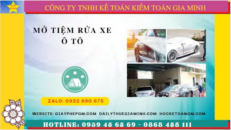 MỞ TIỆM RỬA XE Ô TÔ TẠI QUẬN 10 - TPHCM 6 Mở tiệm rửa xe ô tô cần những gì tại Quận 10 - TPHCM