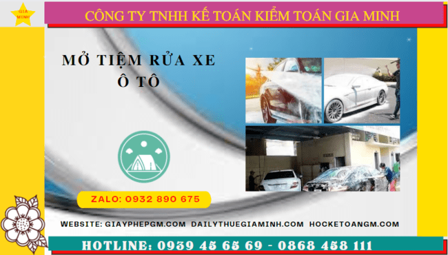 MỞ TIỆM RỬA XE Ô TÔ TẠI QUẬN 11 - TPHCM 6 Mở tiệm rửa xe ô tô cần những gì tại Quận 11 - TPHCM