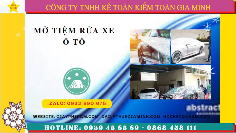 MỞ TIỆM RỬA XE Ô TÔ TẠI QUẬN BÌNH THẠNH - TPHCM 6 Mở tiệm rửa xe ô tô cần những gì tại Quận Bình Thạnh- TPHCM