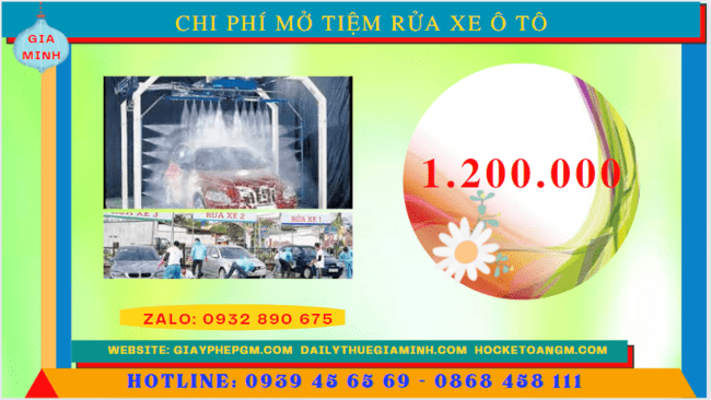 Mở tiệm rửa xe ô tô tại đà nẵng 5 Mở tiệm rửa xe ô tô cần bao nhiêu tiền tại Đà Nẵng