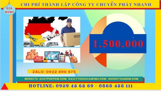 Thành lập công ty chuyển phát nhanh tại an giang 5 Chi phí thành lập công ty chuyển phát nhanh trọn gói tại An Giang
