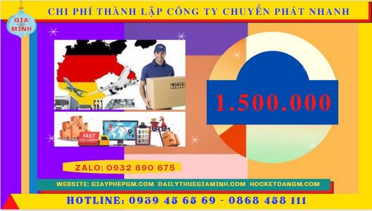 Chi phí thành lập công ty chuyển phát nhanh trọn gói tại Bắc Giang