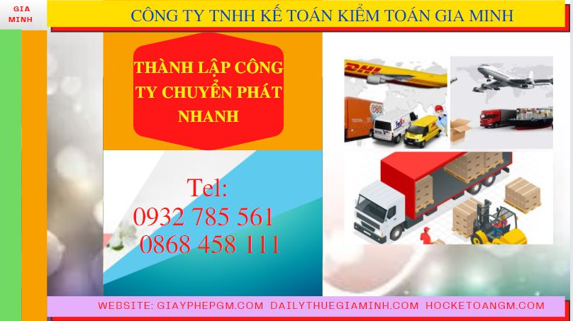 Thành lập công ty chuyển phát nhanh tại thừa thiên huế 4 Kinh nghiệm thành lập công ty chuyển phát nhanh tại Thừa Thiên Huế