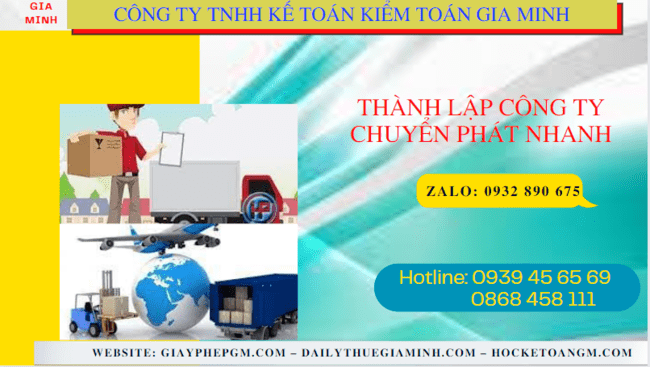 Thủ tục điều kiện thành lập công ty chuyển phát nhanh tại TP ĐÀ NẴNG