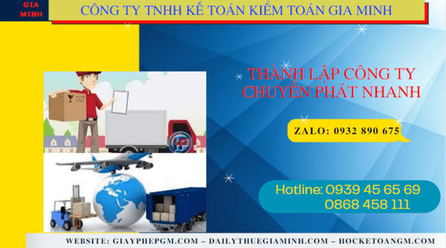 Thủ tục điều kiện thành lập công ty chuyển phát nhanh tại Đồng Tháp