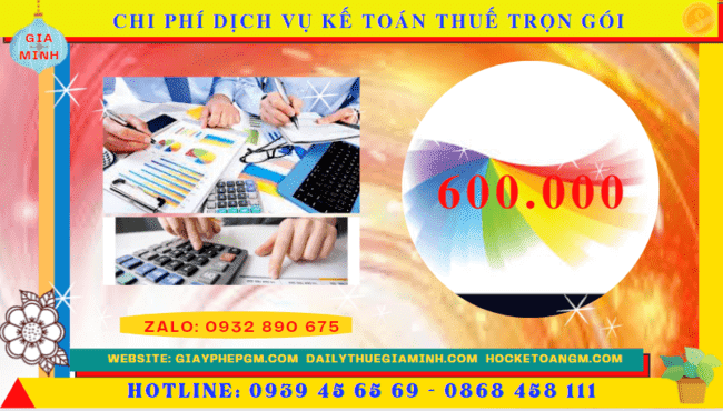 DỊCH VỤ KẾ TOÁN THUẾ TRỌN GÓI UY TÍN NHẤT TẠI BẮC KẠN 5 Bảng giá dịch vụ kế toán thuế trọn gói tại Bắc Kạn