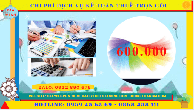 DỊCH VỤ KẾ TOÁN THUẾ TRỌN GÓI UY TÍN NHẤT TẠI ĐIỆN BIÊN 5 Bảng giá dịch vụ kế toán thuế trọn gói tại Điện Biên