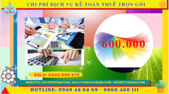 Dịch vụ kế toán thuế trọn gói uy tín nhất tại sơn la 5 Bảng giá dịch vụ kế toán thuế trọn gói tại Sơn La