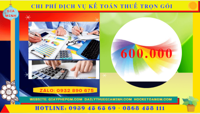 Bảng giá dịch vụ kế toán thuế trọn gói tại TT Huế