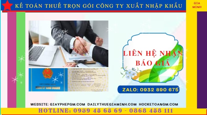 Kế toán thuế trọn gói công ty xuất nhập khẩu tại Đà Nẵng 5 Chi phí dịch vụ kế toán công ty xuất nhập khẩu tại Đà Nẵng