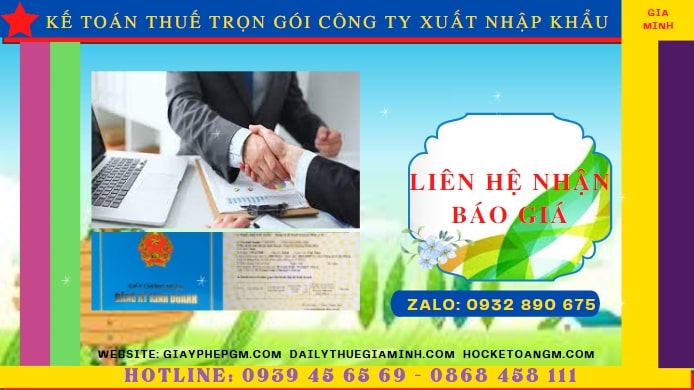 Chi phí dịch vụ kế toán công ty xuất nhập khẩu tại Hòa Bình