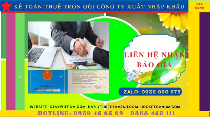 Chi phí dịch vụ kế toán công ty xuất nhập khẩu tại Phú Yên