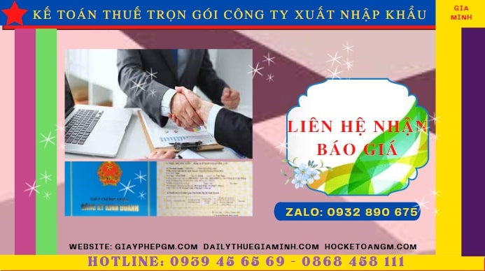 KẾ TOÁN THUẾ TRỌN GÓI CÔNG TY XUẤT NHẬP KHẨU TẠI THÀNH PHỐ HẢI PHÒNG 5 Chi phí dịch vụ kế toán công ty xuất nhập khẩu tại Thành Phố Hải Phòng