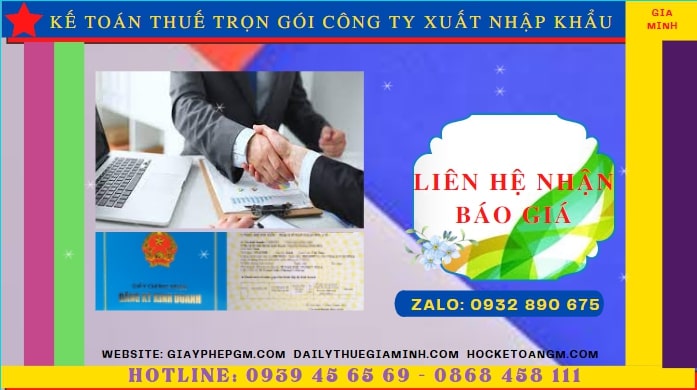 Kế toán thuế trọn gói công ty xuất nhập khẩu tại thành phố châu đốc 5 Chi phí dịch vụ kế toán công ty xuất nhập khẩu tại Thành phố Châu Đốc