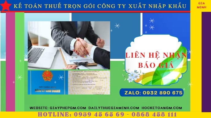 KẾ TOÁN THUẾ TRỌN GÓI CÔNG TY XUẤT NHẬP KHẨU TẠI TP HƯNG YÊN 5 Chi phí dịch vụ kế toán công ty xuất nhập khẩu tại TP Hưng Yên