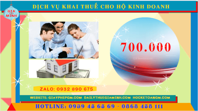 Dịch vụ khai thuế cho hộ kinh doanh tại Điện Biên 5 Chi phí dịch vụ khai thuế cho hộ kinh doanh tại Điện Biên