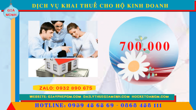 Dịch vụ khai thuế cho hộ kinh doanh tại Nam Định 5 Chi phí dịch vụ khai thuế cho hộ kinh doanh tại Nam Định