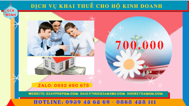 Chi phí dịch vụ khai thuế cho hộ kinh doanh tại Thành Phố Thủ Đức