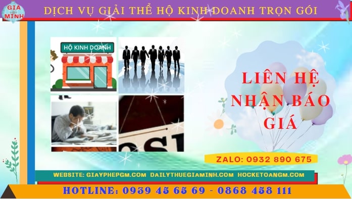 Dịch vụ giải thể hộ kinh doanh trọn gói tại sơn la 5 Chi phí giải thể trọn gói hộ kinh doanh Sơn La